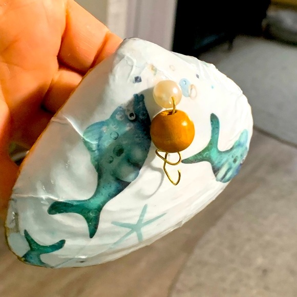 Decoupage Fish with a Hook Decorative Accent or Trinket Tray - Picture 11 of 14